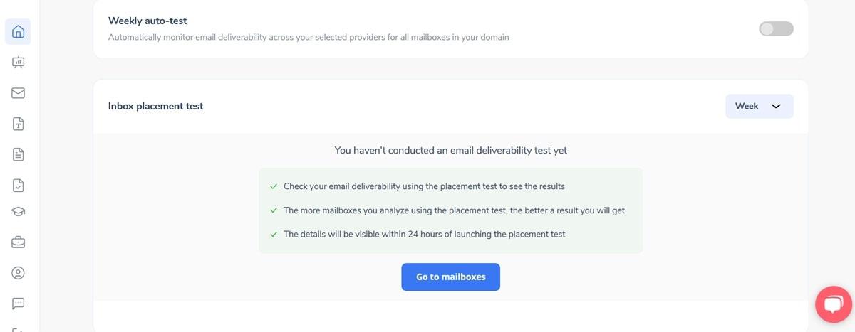 Warmy email warm-up platform dashboard showing automated email warm-up features and deliverability monitoring tools